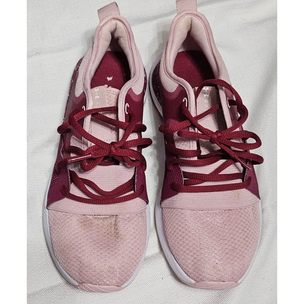 Under Armour UA Charged Breathe LC TR Sneakers Women's Shoes size 8.5 Pink Rose